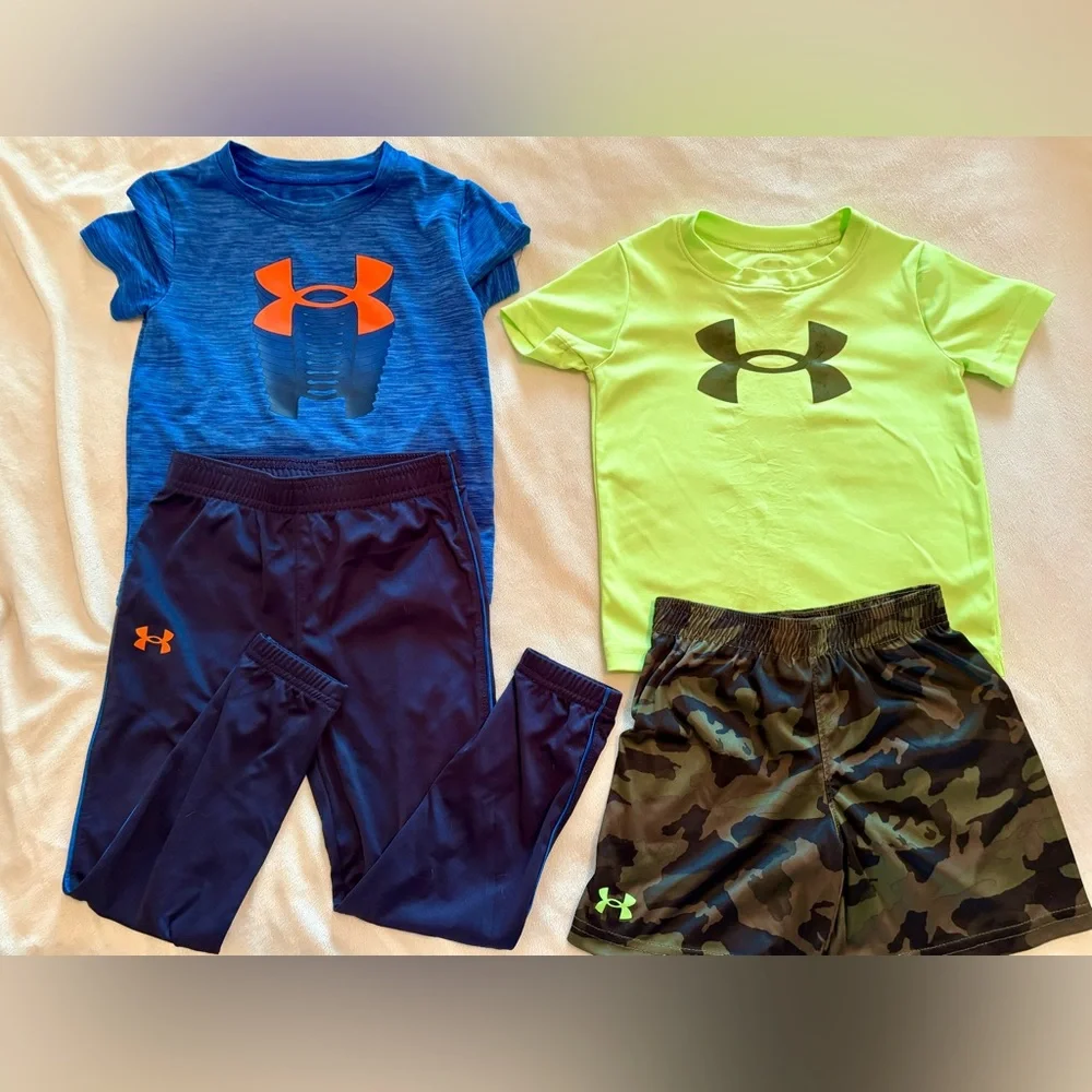 UNDER ARMOUR : Toddler Boy 3T 30pc Lot Shorts Shirts Activewear Bundle - Picture 7 of 16